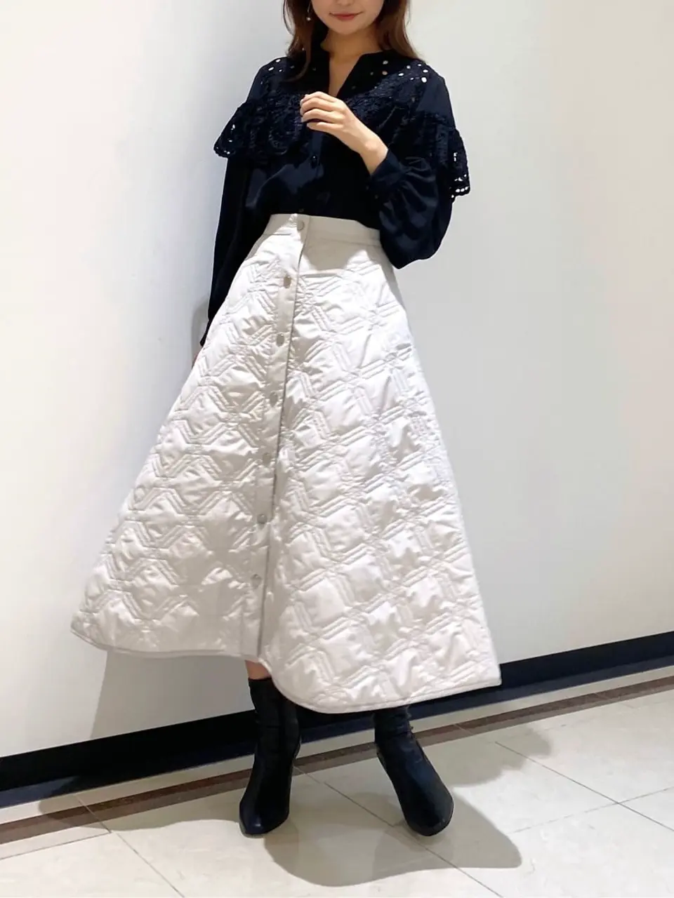 GRACE CONTINENTAL MORITA AI コーディネート画像