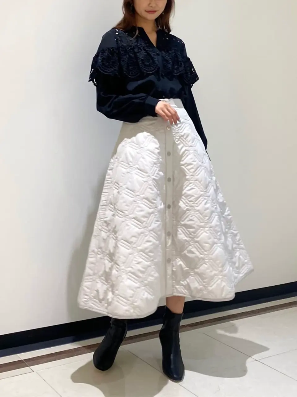 GRACE CONTINENTAL MORITA AI コーディネート画像