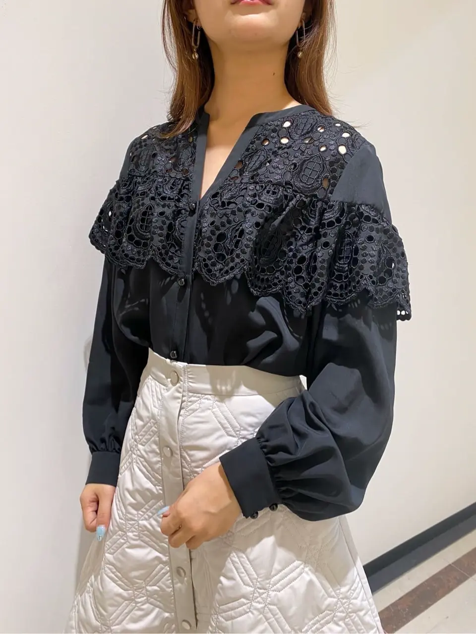 GRACE CONTINENTAL MORITA AI コーディネート画像