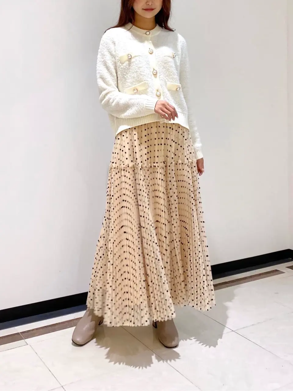 GRACE CONTINENTAL MORITA AI コーディネート画像