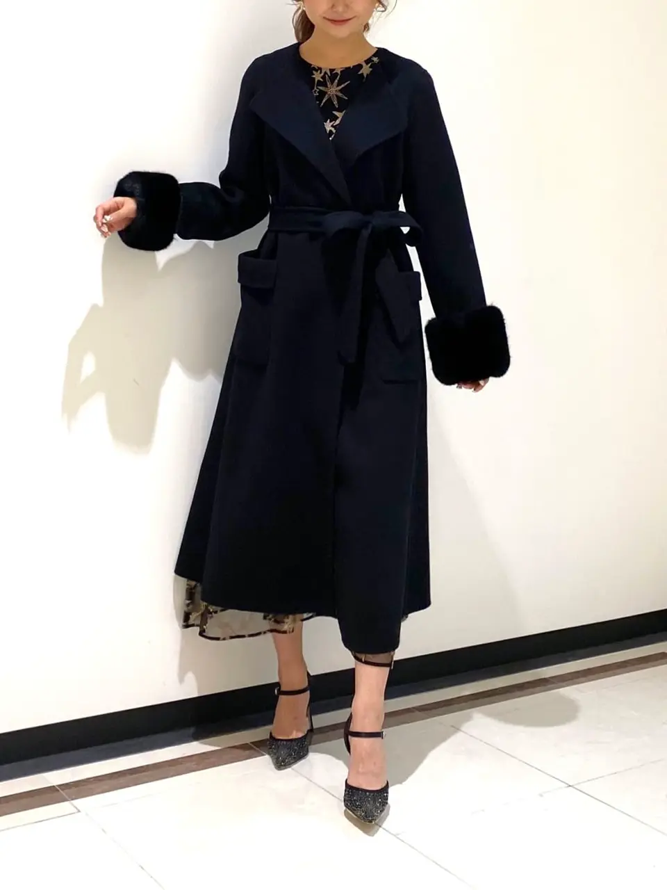 GRACE CONTINENTAL MORITA AI コーディネート画像