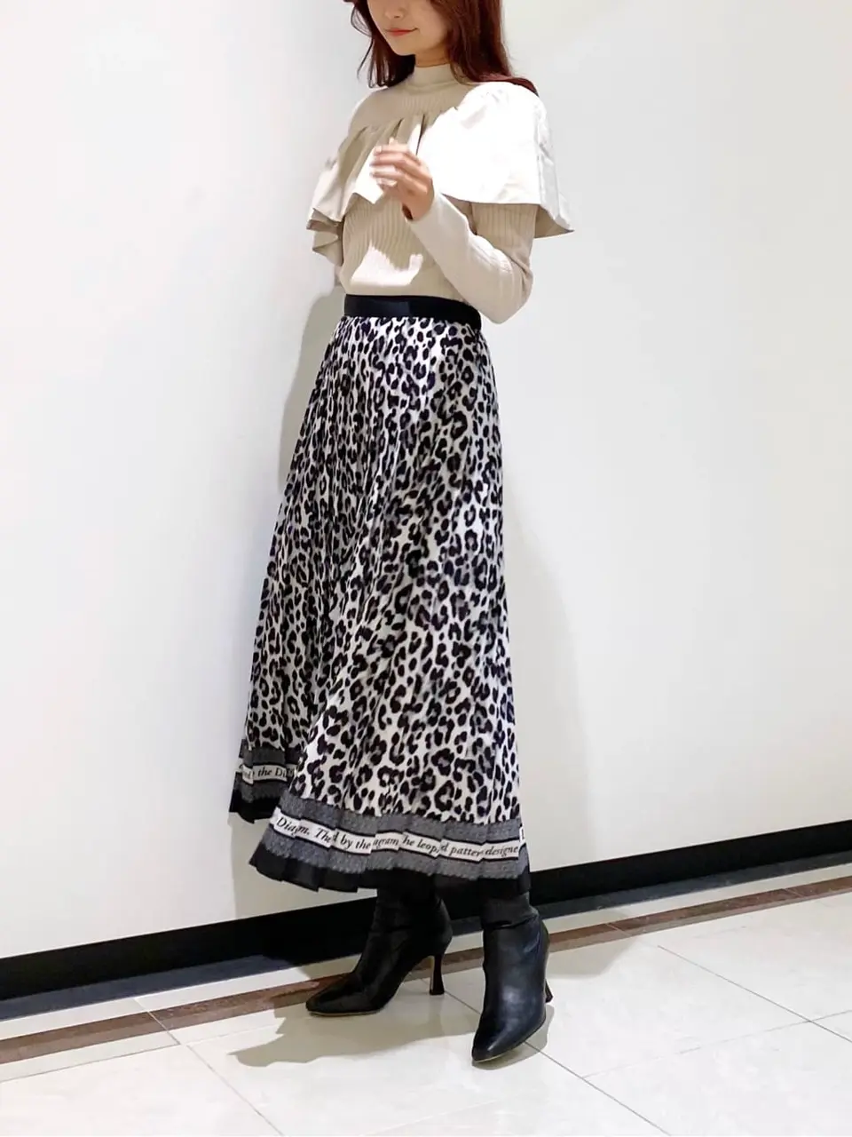 GRACE CONTINENTAL MORITA AI コーディネート画像