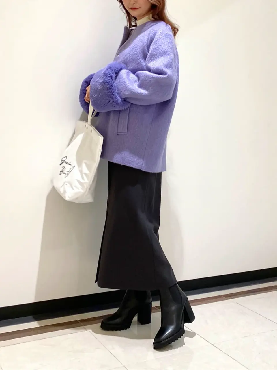 GRACE CONTINENTAL MORITA AI コーディネート画像