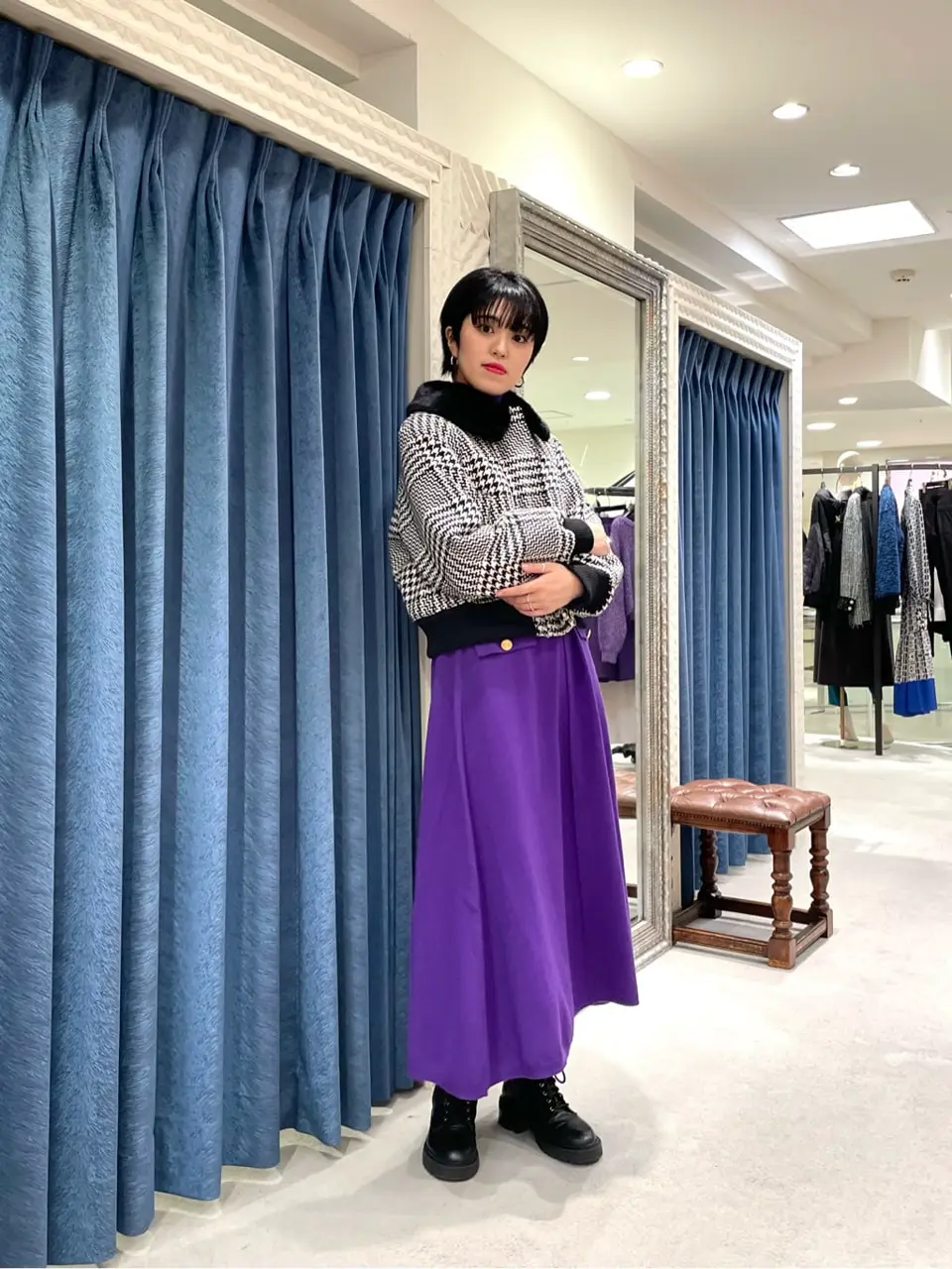 GRACE CONTINENTAL yoshi コーディネート画像