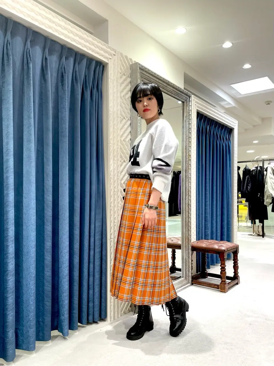 GRACE CONTINENTAL yoshi コーディネート画像