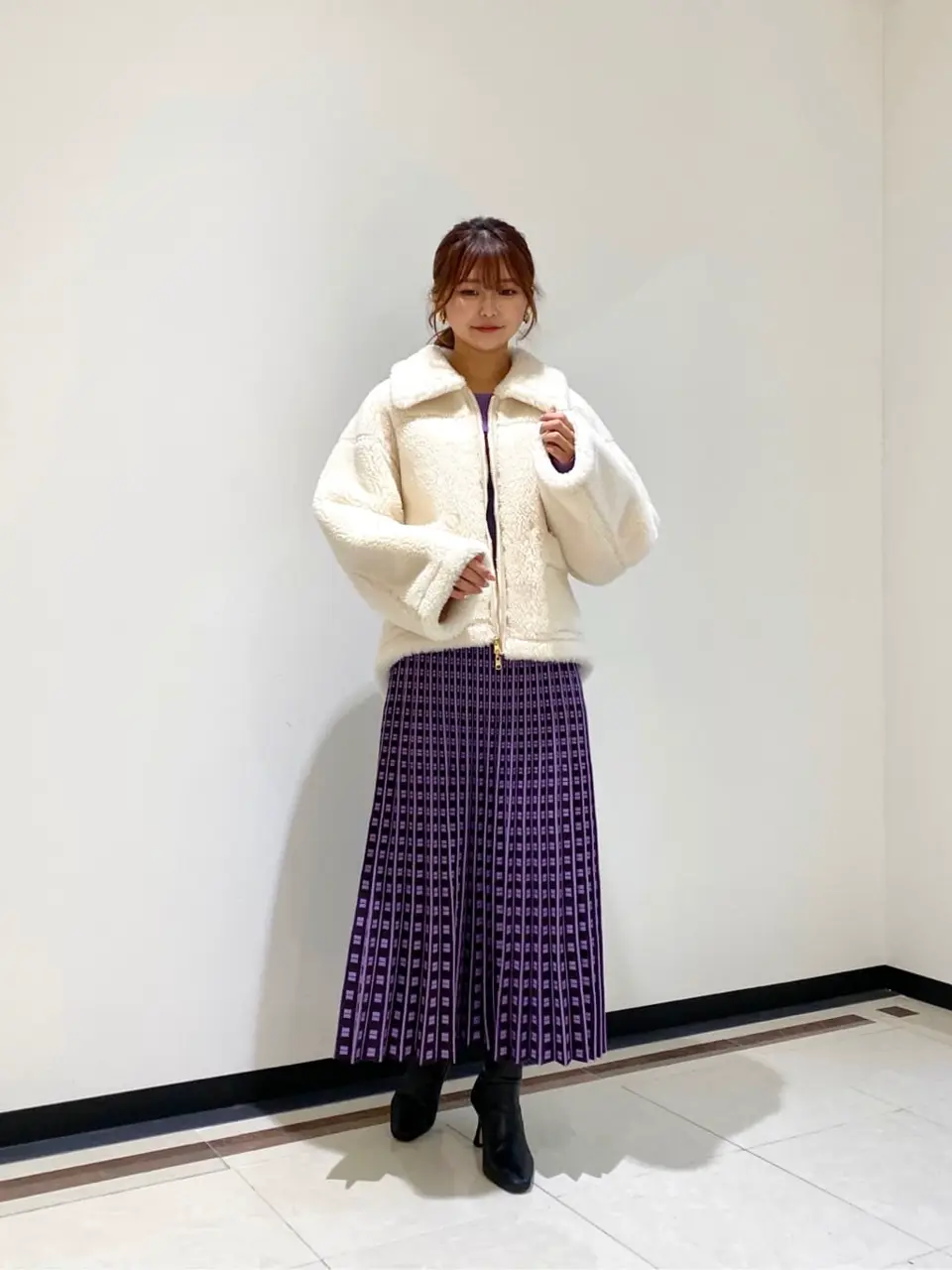 GRACE CONTINENTAL MORITA AI コーディネート画像