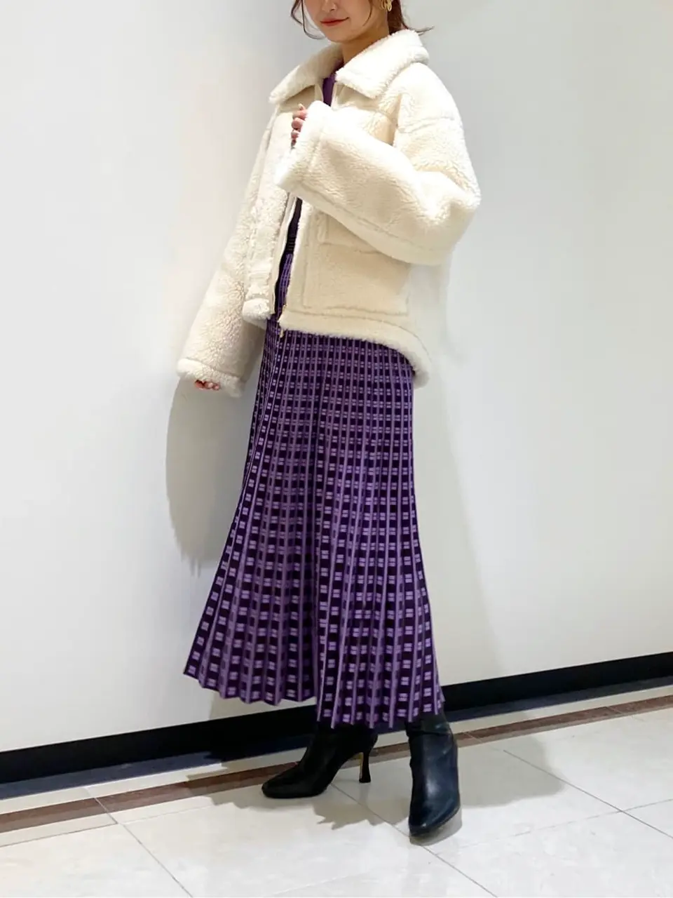 GRACE CONTINENTAL MORITA AI コーディネート画像