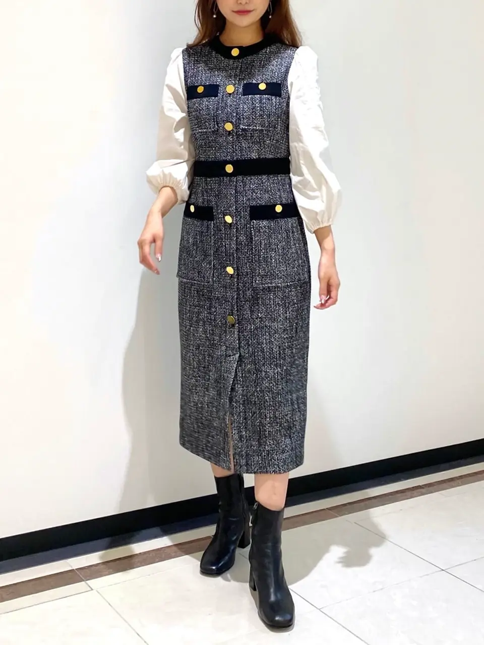 GRACE CONTINENTAL MORITA AI コーディネート画像