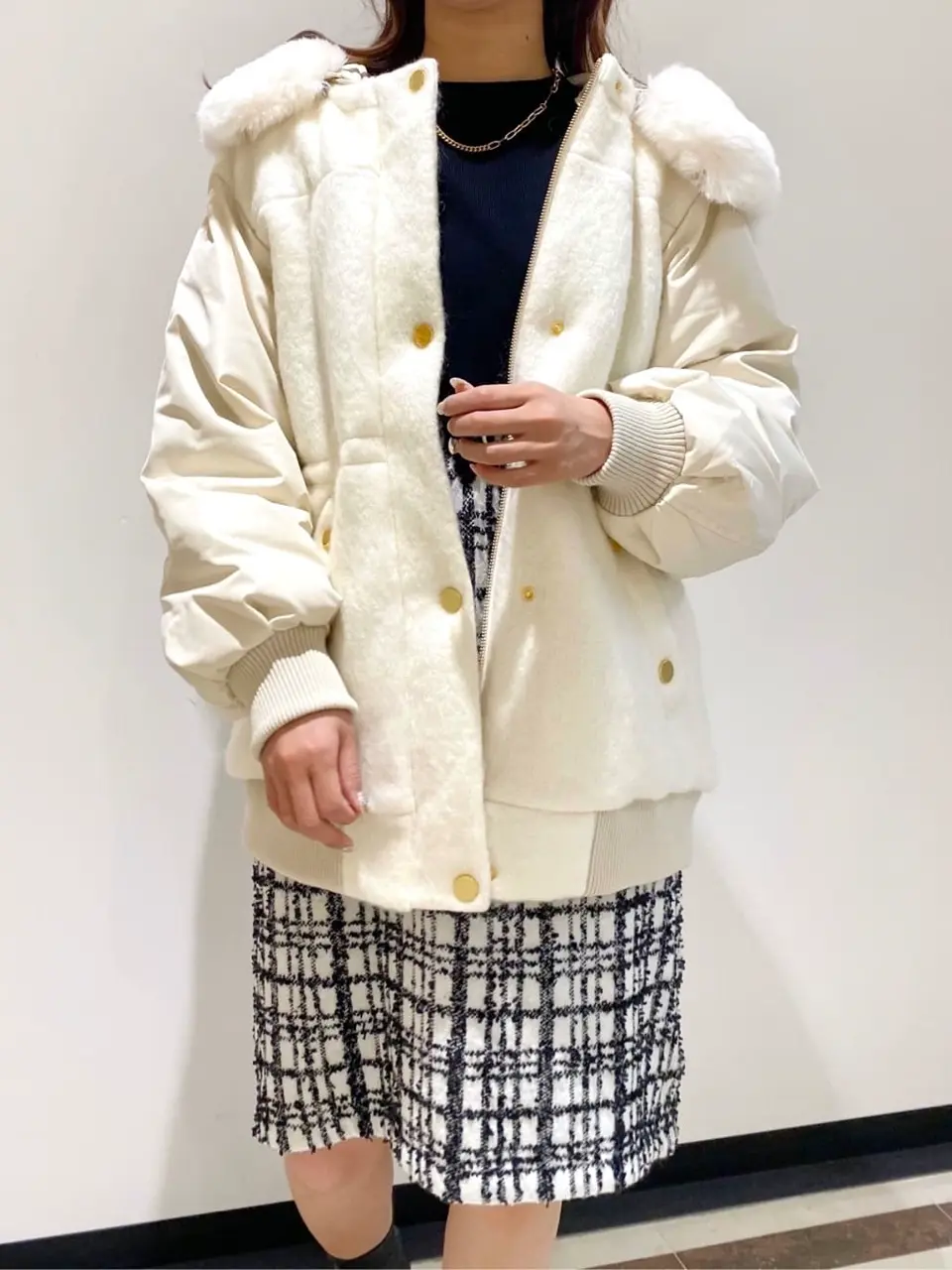 GRACE CONTINENTAL MORITA AI コーディネート画像