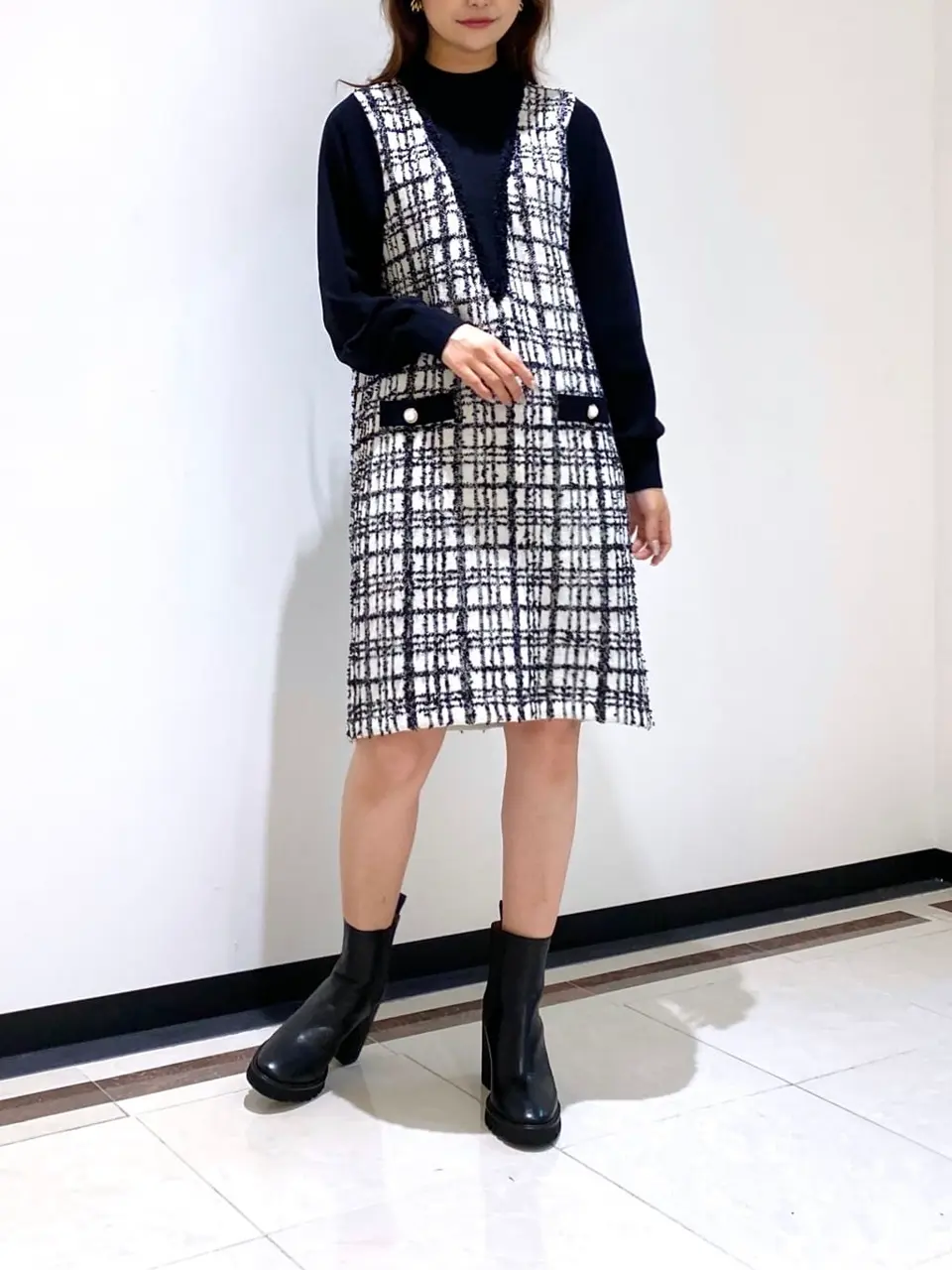 GRACE CONTINENTAL MORITA AI コーディネート画像