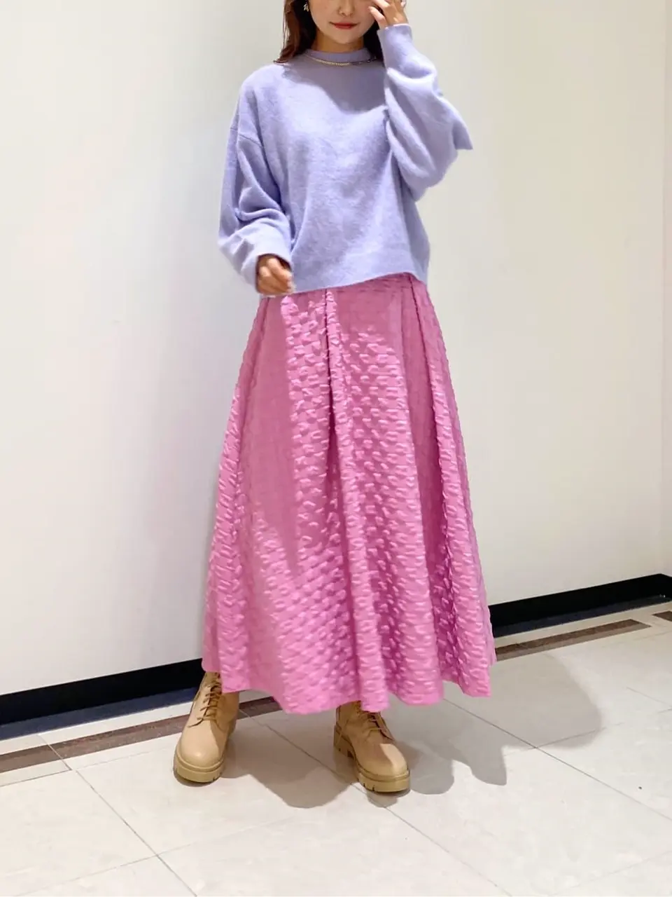 GRACE CONTINENTAL MORITA AI コーディネート画像