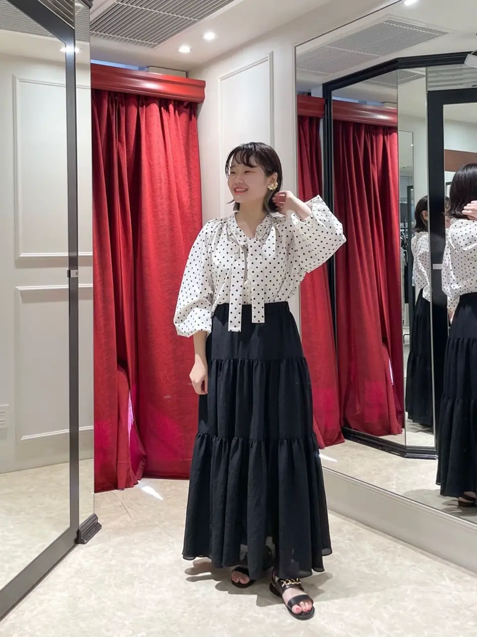 GRACE CONTINENTAL SAYUMI Nagashima コーディネート画像