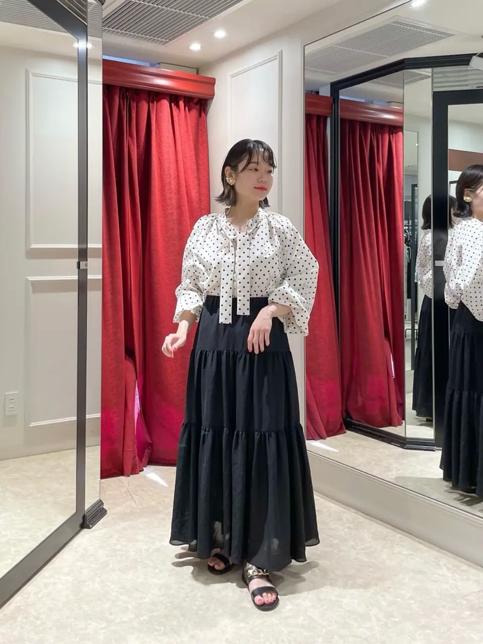 GRACE CONTINENTAL SAYUMI Nagashima コーディネート画像