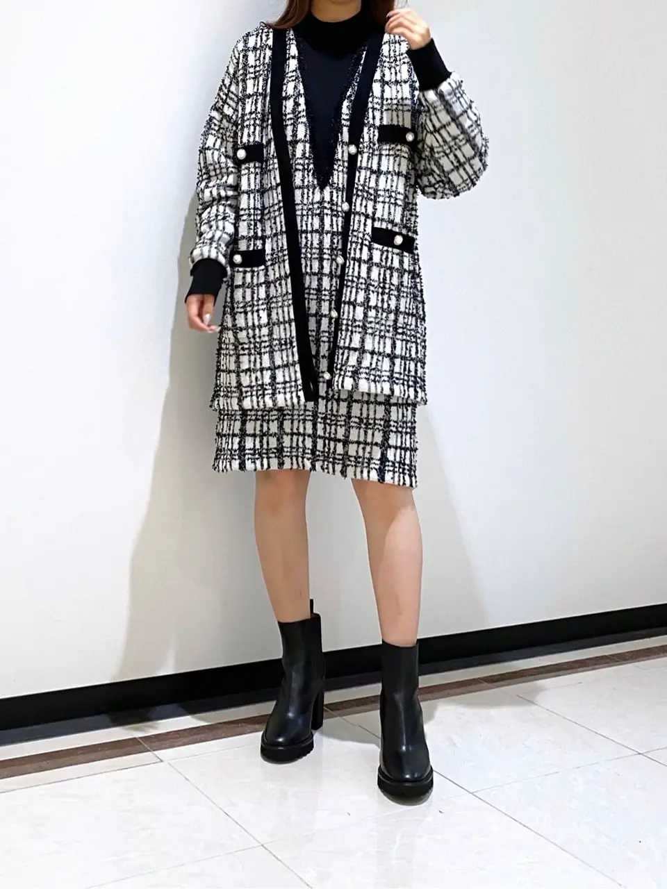 GRACE CONTINENTAL MORITA AI コーディネート画像