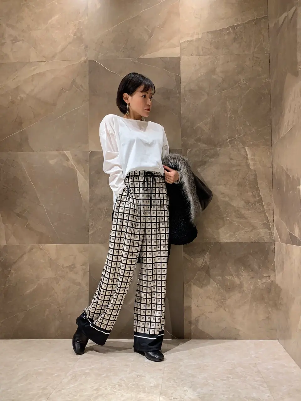 GRACE CONTINENTAL 穐山　香織 コーディネート画像