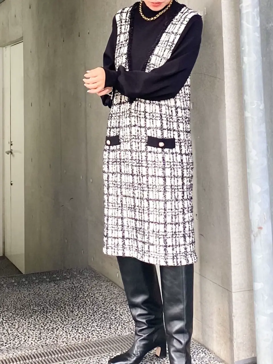 GRACE CONTINENTAL 古川温子 コーディネート画像