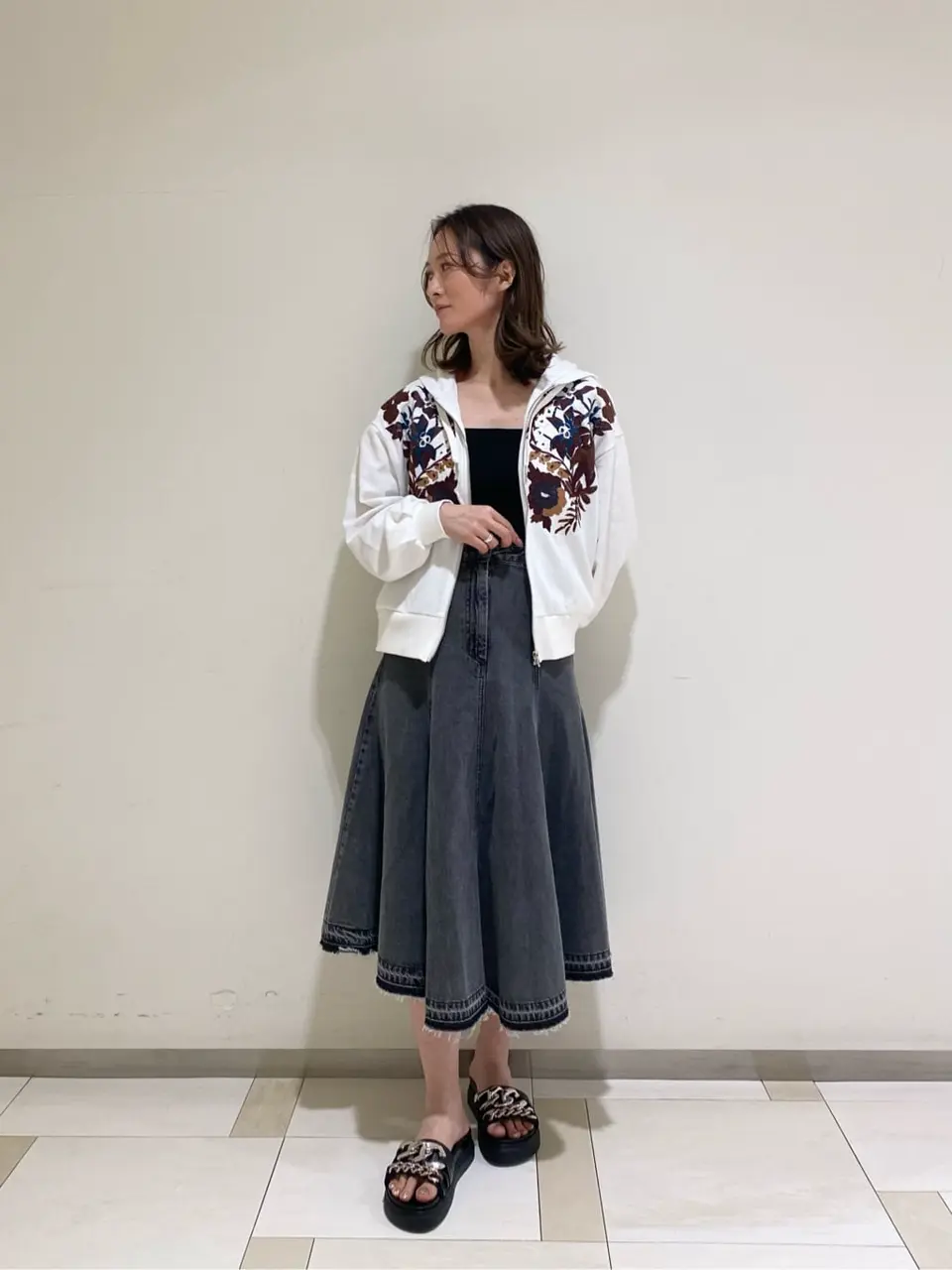 GRACE CONTINENTAL Kogane. コーディネート画像