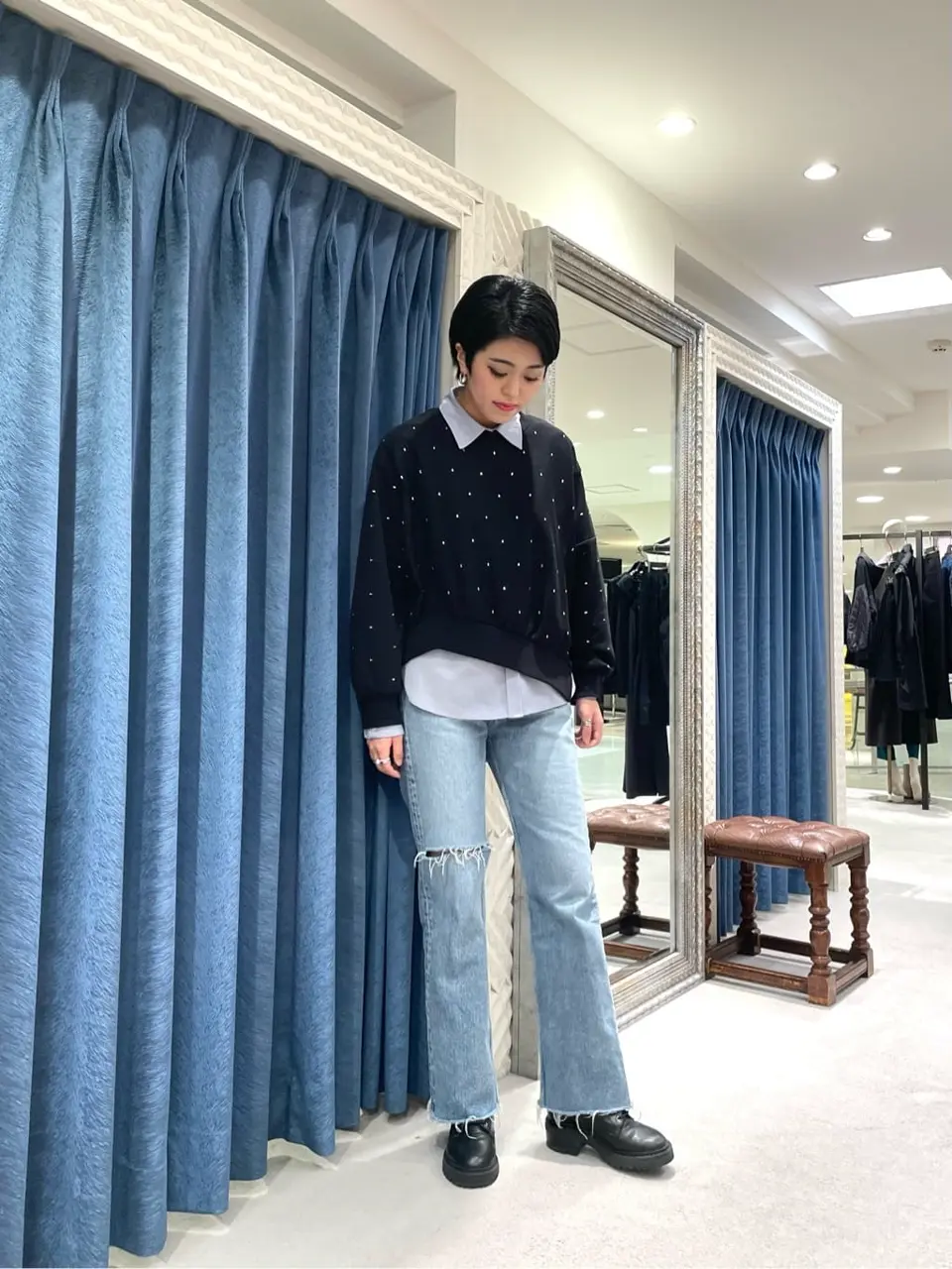 GRACE CONTINENTAL yoshi コーディネート画像