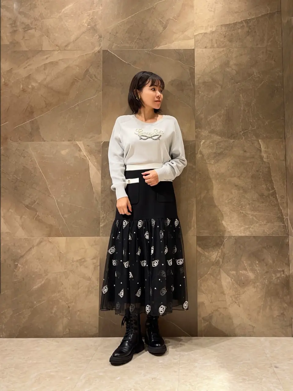 GRACE CONTINENTAL 穐山　香織 コーディネート画像