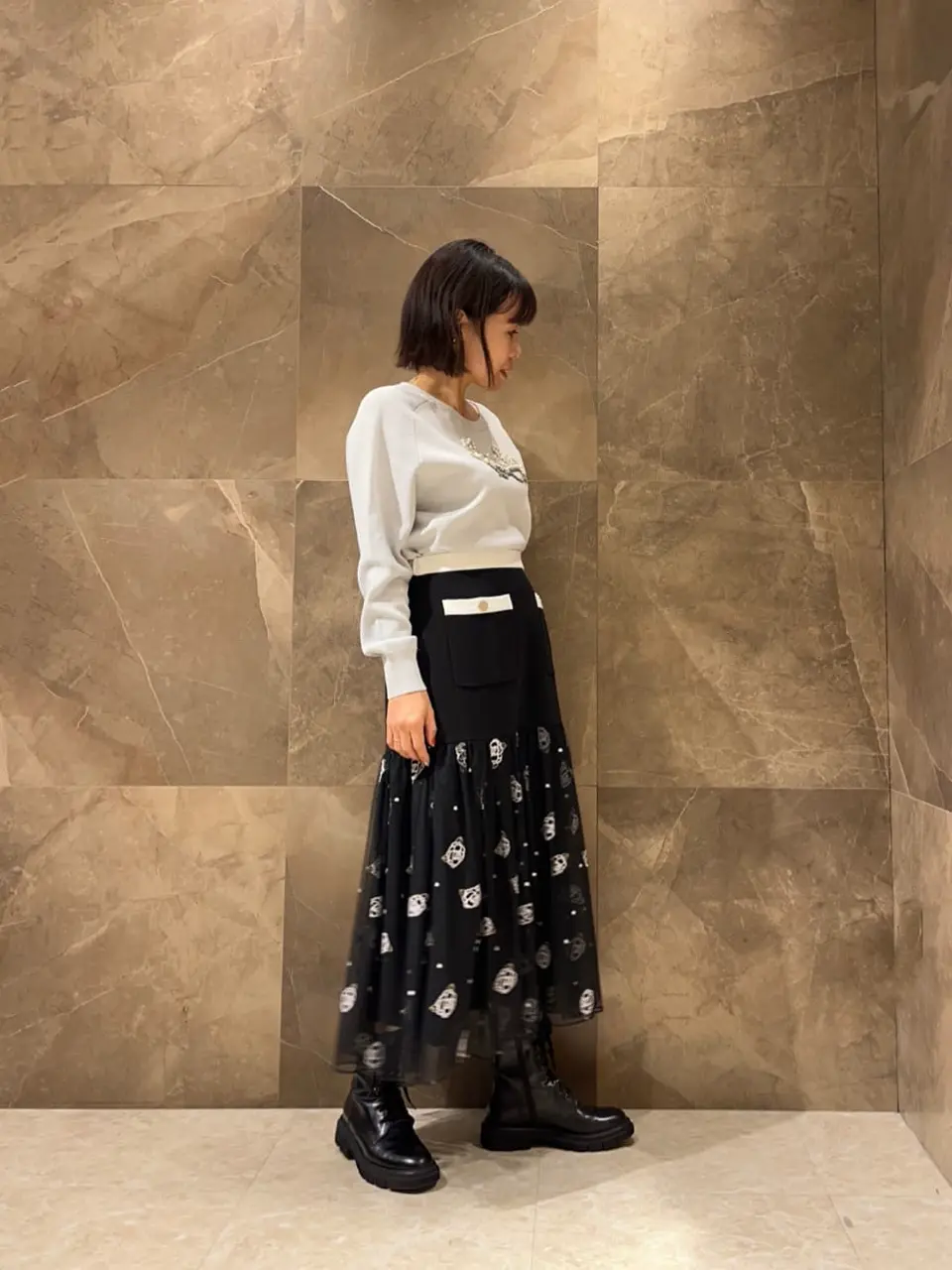 GRACE CONTINENTAL 穐山　香織 コーディネート画像