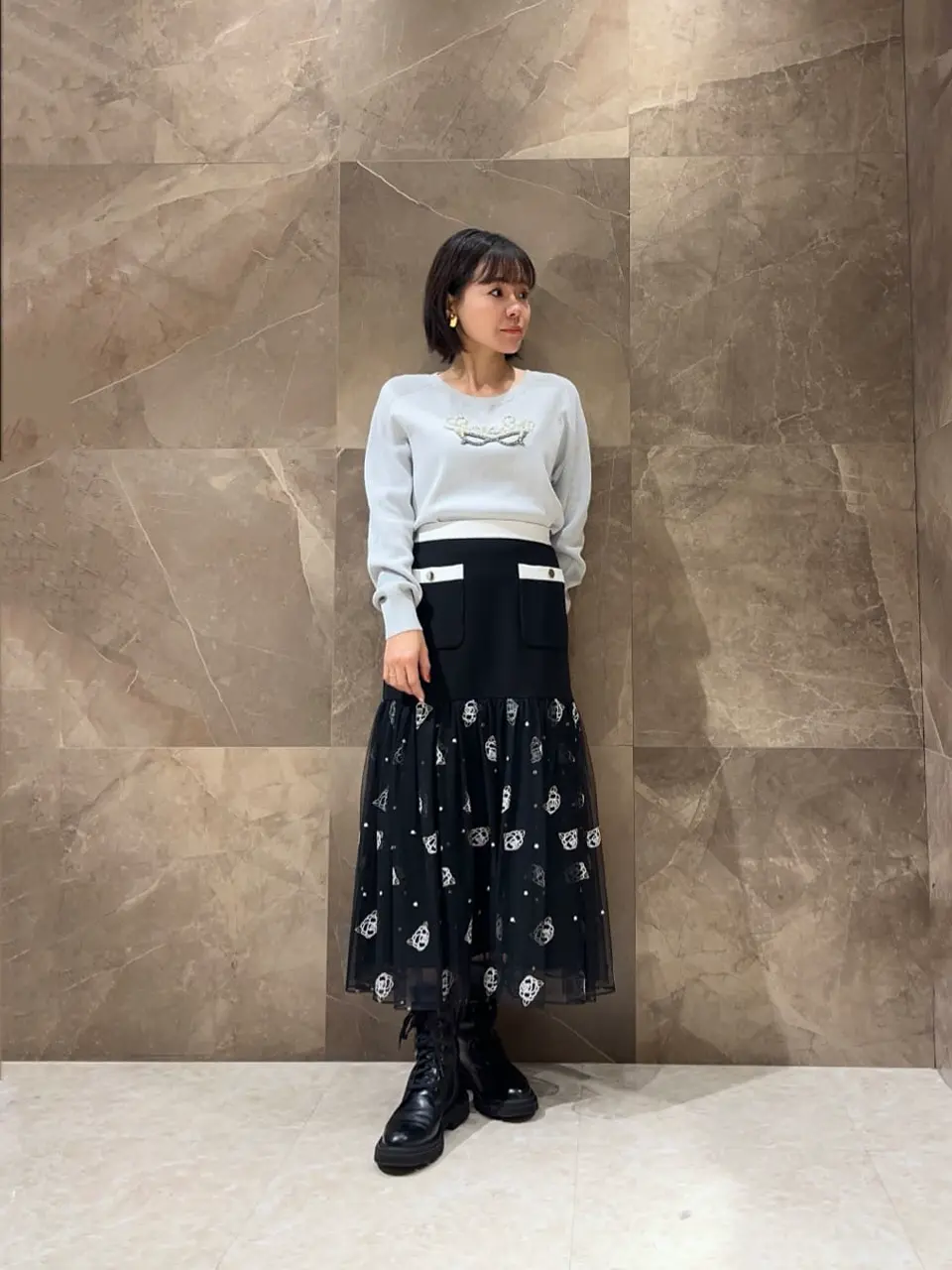 GRACE CONTINENTAL 穐山　香織 コーディネート画像