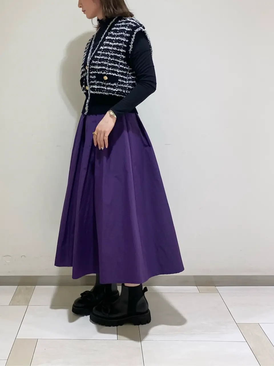 GRACE CONTINENTAL Kogane. コーディネート画像