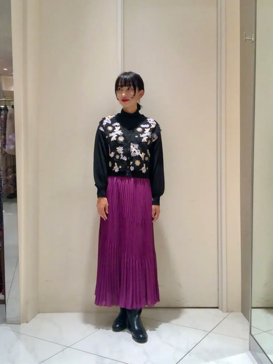 GRACE CONTINENTAL 尾田亜沙美 コーディネート画像