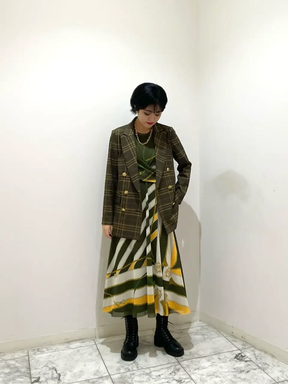 GRACE CONTINENTAL yoshi コーディネート画像