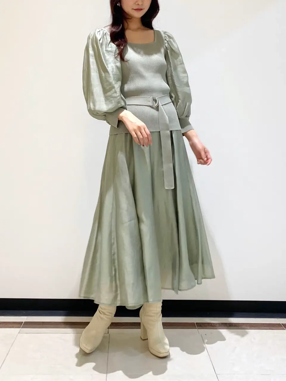 GRACE CONTINENTAL MORITA AI コーディネート画像