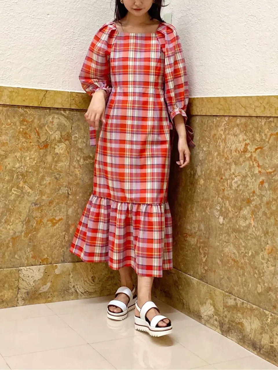 GRACE CONTINENTAL MORITA AI コーディネート画像