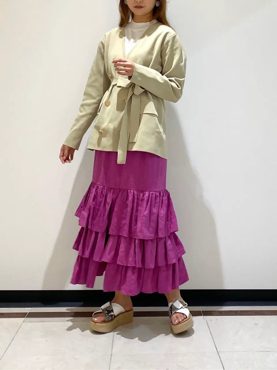 GRACE CONTINENTAL MORITA AI コーディネート画像