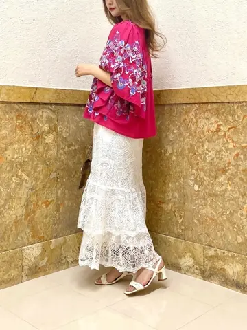 GRACE CONTINENTAL MORITA AI コーディネート画像