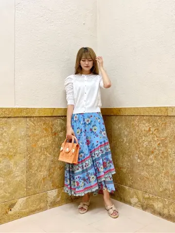 GRACE CONTINENTAL MORITA AI コーディネート画像