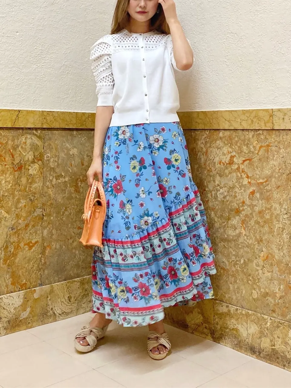 GRACE CONTINENTAL MORITA AI コーディネート画像