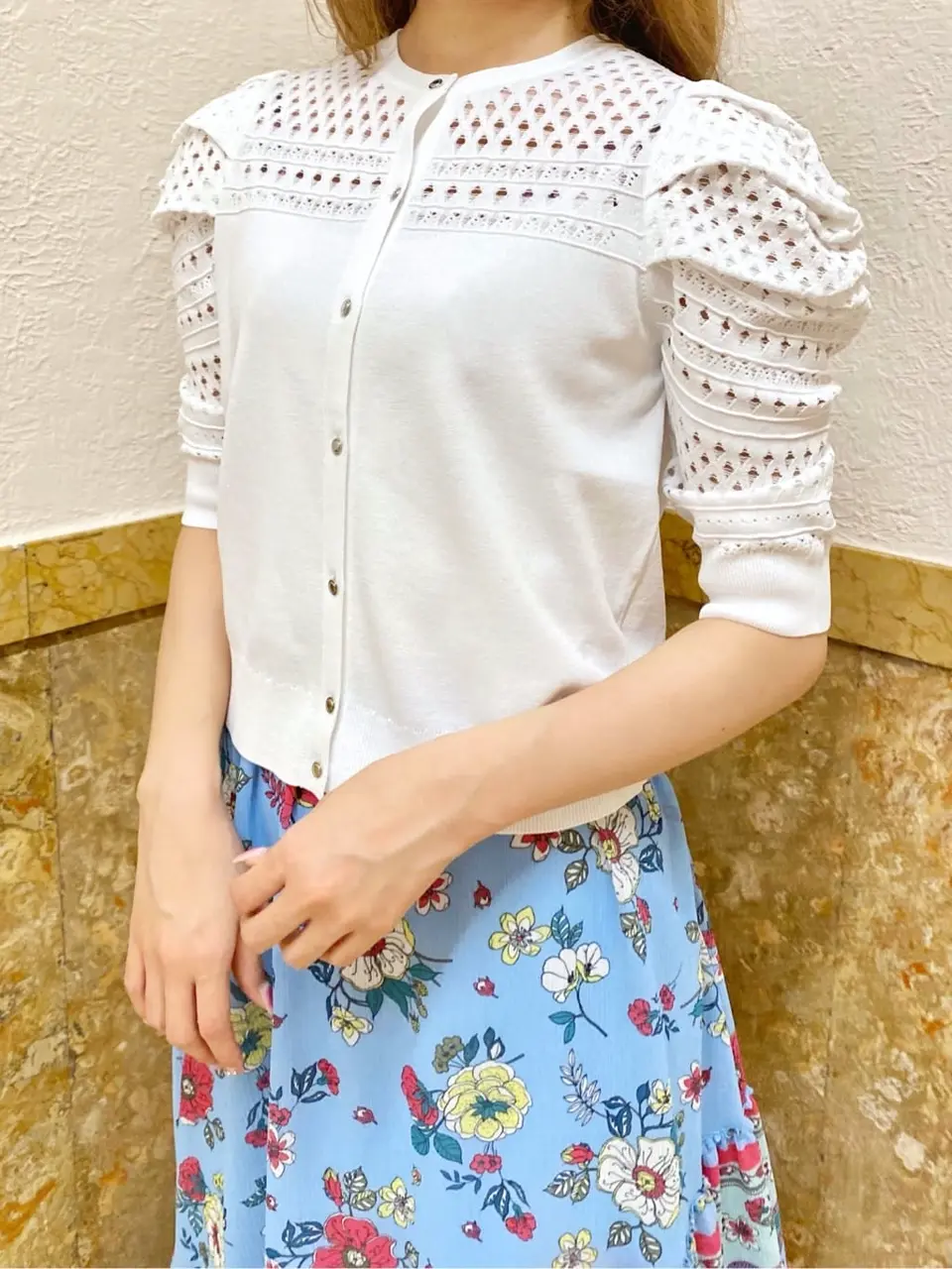 GRACE CONTINENTAL MORITA AI コーディネート画像