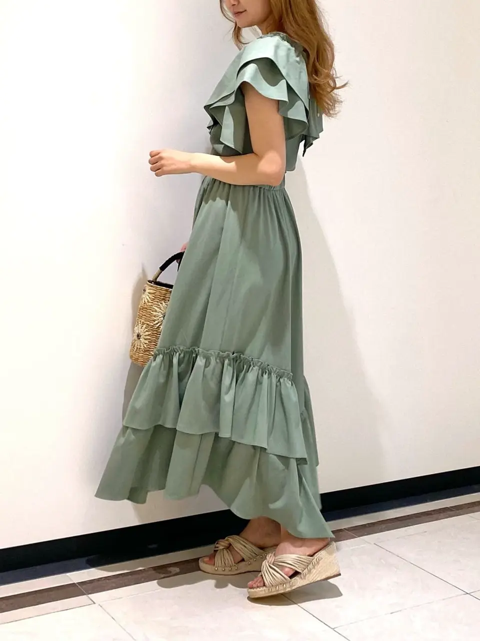 GRACE CONTINENTAL MORITA AI コーディネート画像