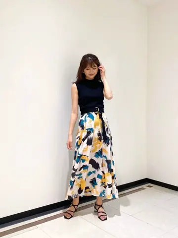 GRACE CONTINENTAL MORITA AI コーディネート画像