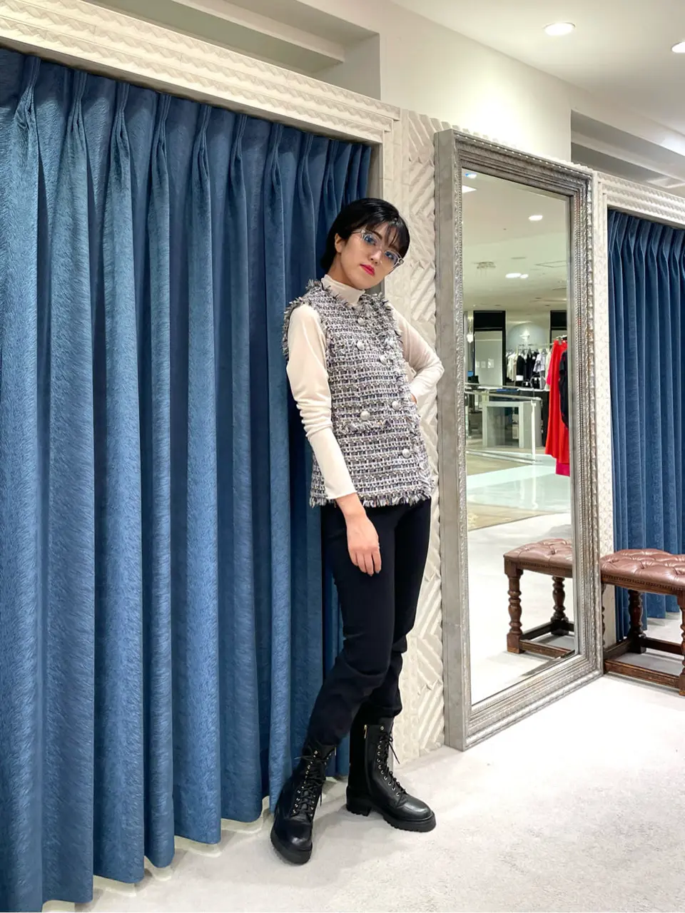 GRACE CONTINENTAL yoshi コーディネート画像