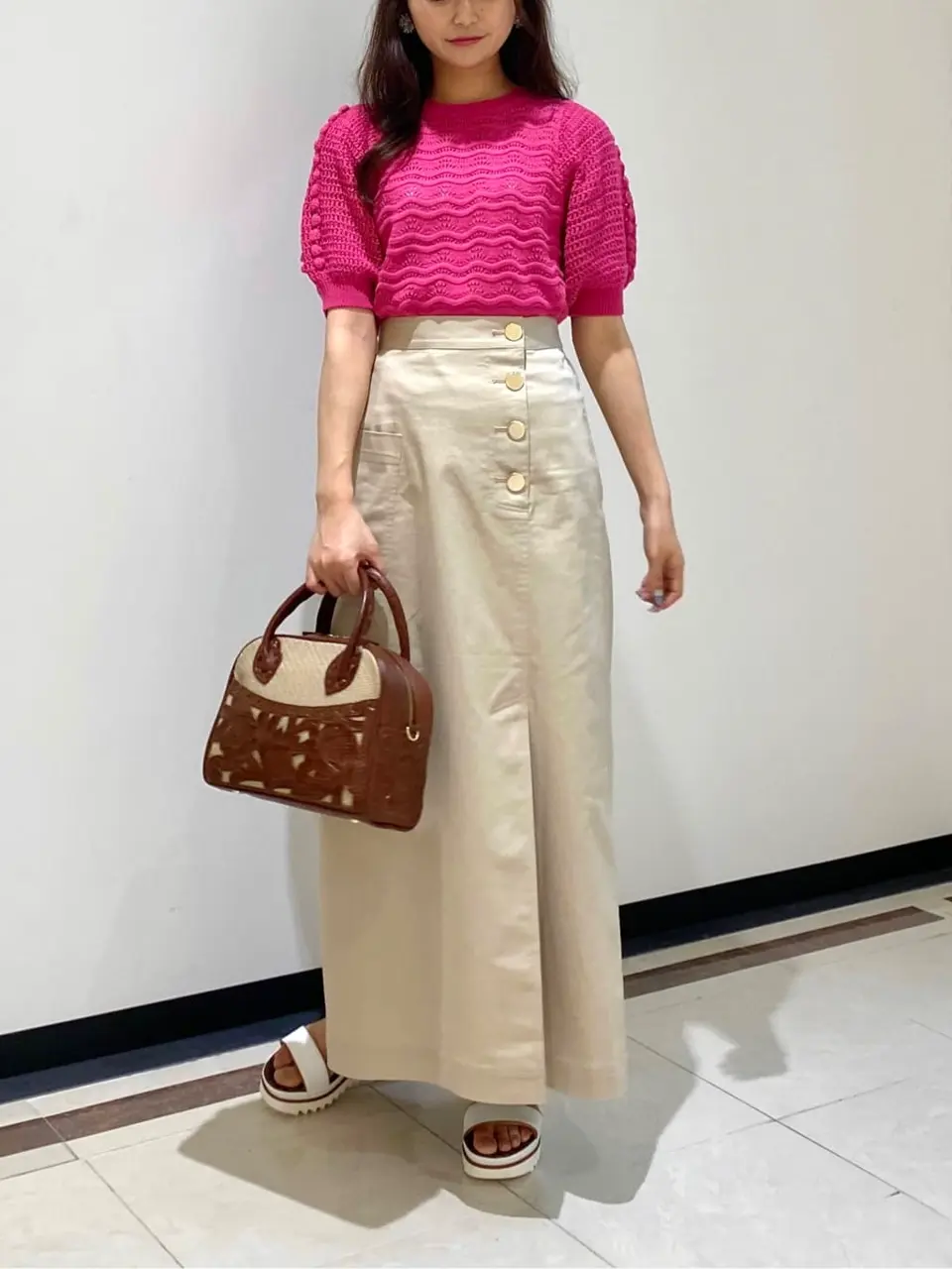 GRACE CONTINENTAL MORITA AI コーディネート画像