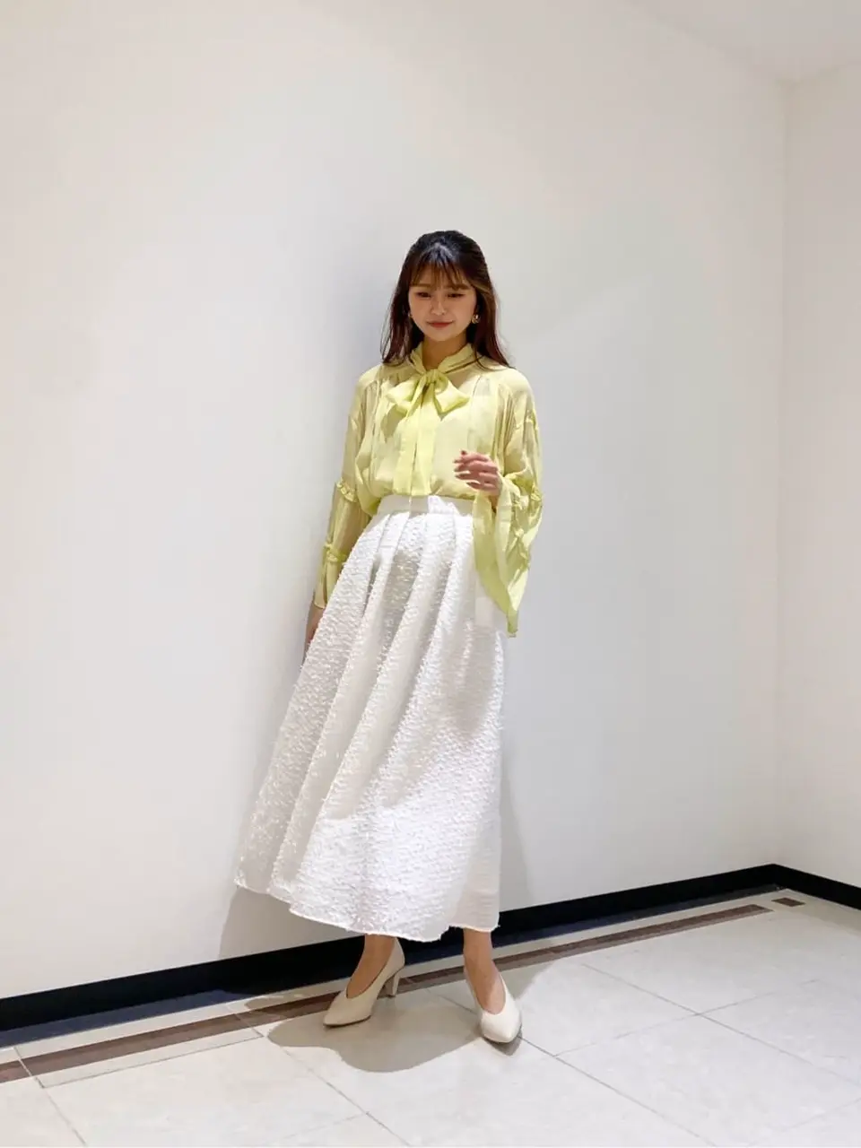 GRACE CONTINENTAL MORITA AI コーディネート画像