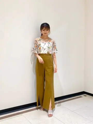 GRACE CONTINENTAL MORITA AI コーディネート画像