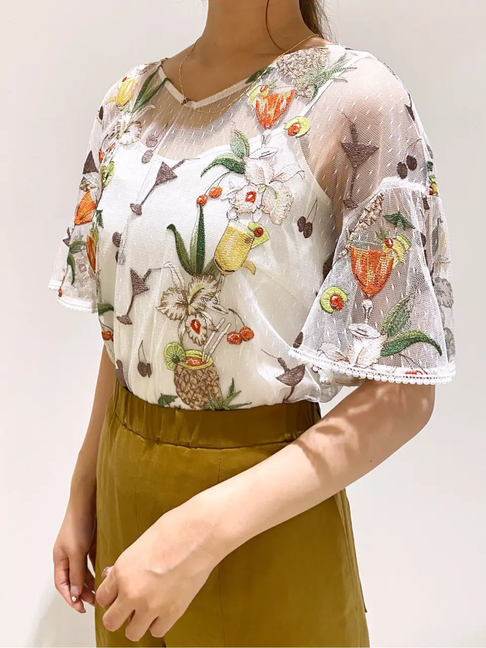 GRACE CONTINENTAL MORITA AI コーディネート画像