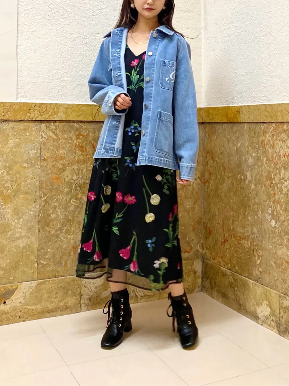 GRACE CONTINENTAL MORITA AI コーディネート画像