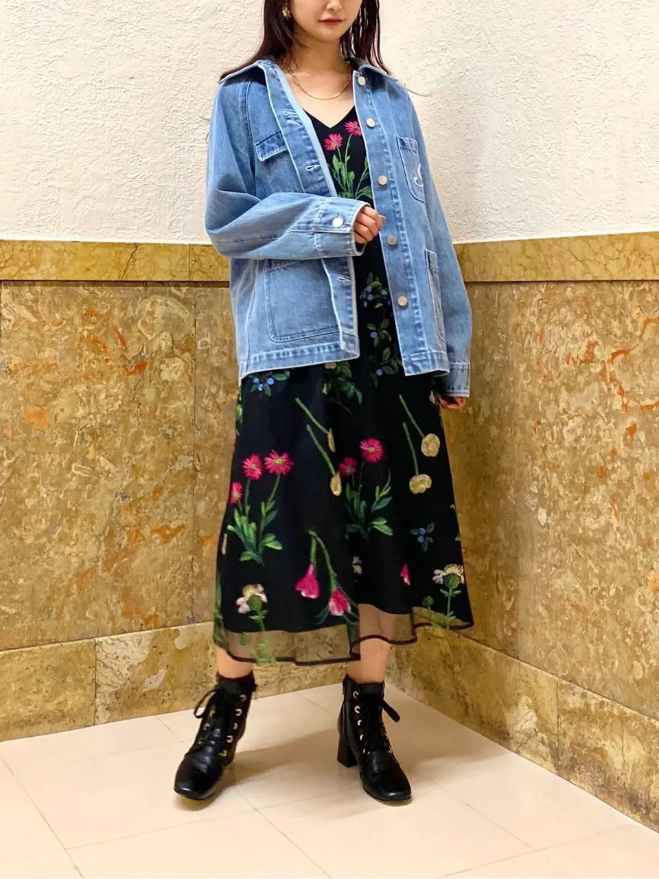 GRACE CONTINENTAL MORITA AI コーディネート画像