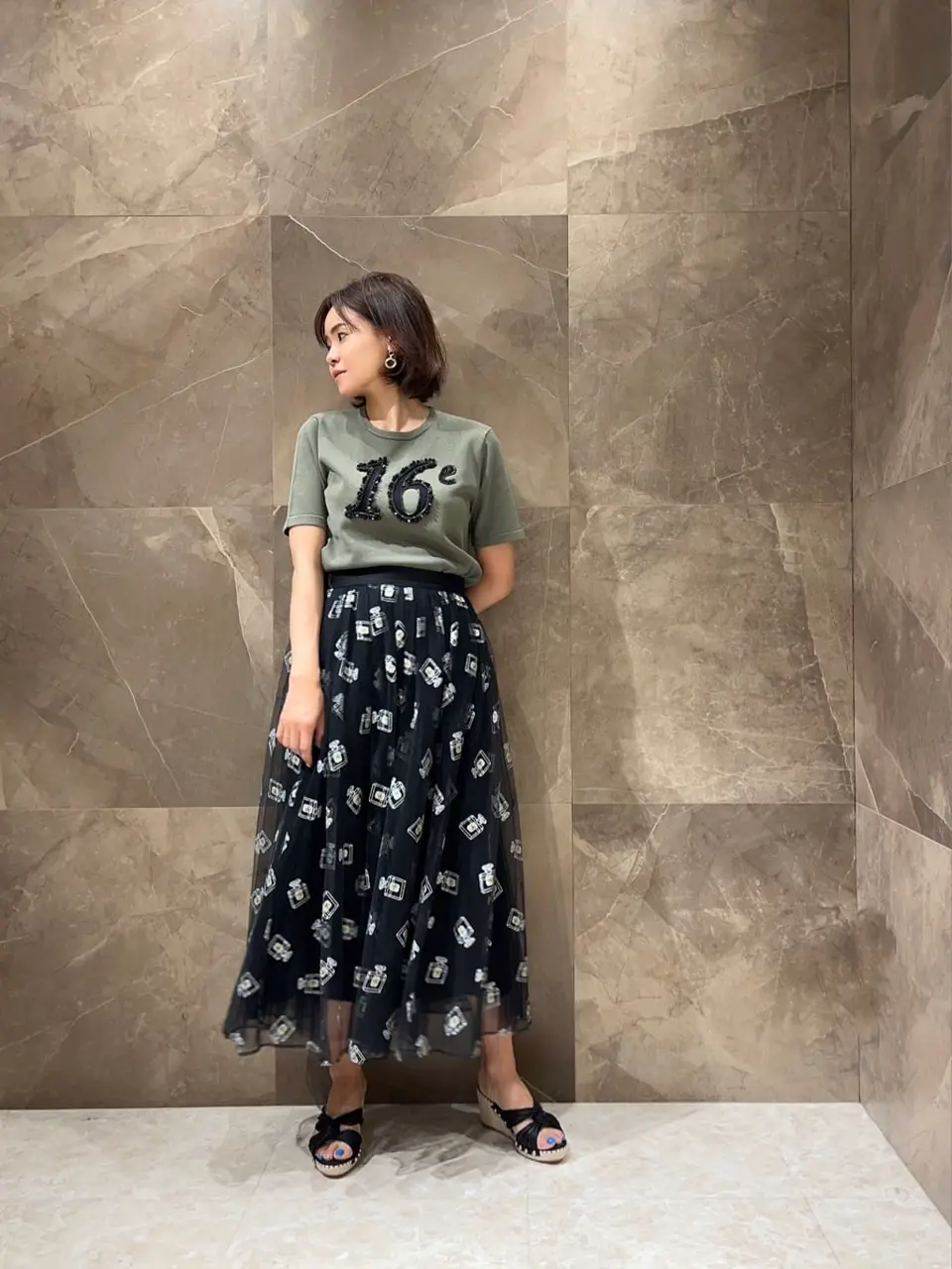 GRACE CONTINENTAL 穐山　香織 コーディネート画像