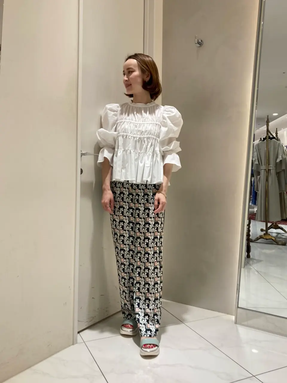 GRACE CONTINENTAL okunaka_desu コーディネート画像