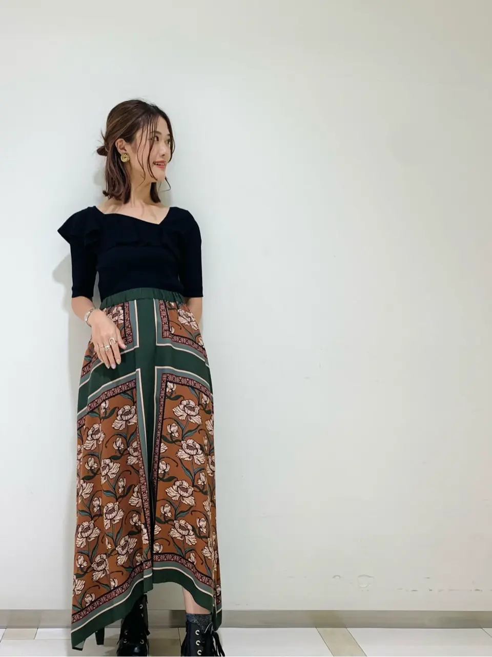 GRACE CONTINENTAL A.Kameyama コーディネート画像