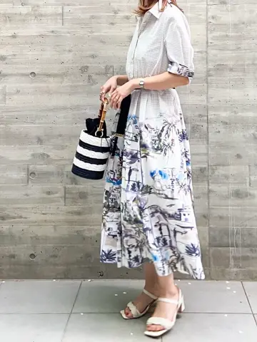 GRACE CONTINENTAL 古川温子 コーディネート画像