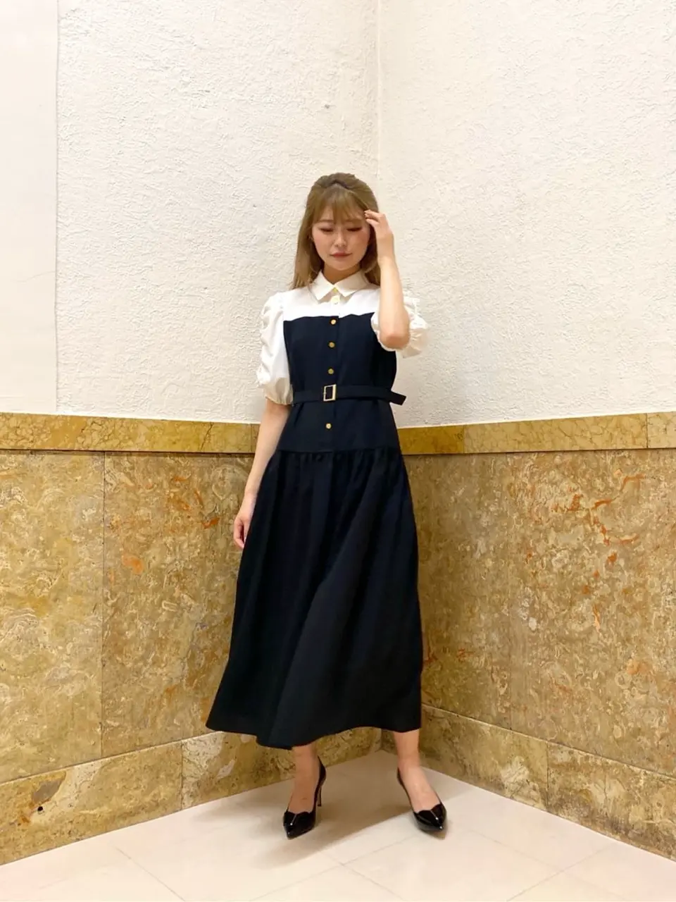 GRACE CONTINENTAL MORITA AI コーディネート画像