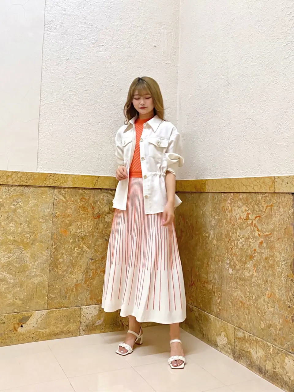 GRACE CONTINENTAL MORITA AI コーディネート画像